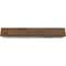 Ekena Millwork 2-Sided (L-beam) Hand Hewn Endurathane Faux Wood Ceiling Beam, Premium Aged, 10"W x 6"H  x 22'L BMHH2C0100X060X264ZD - alternate 4